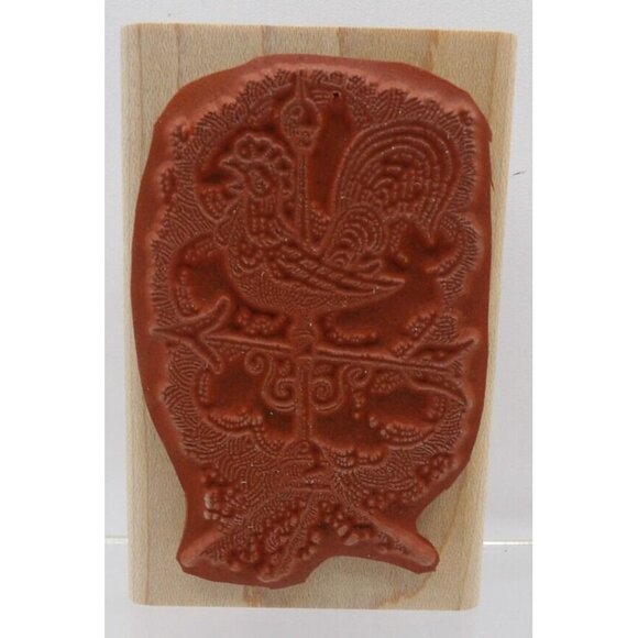 Rooster Weather Vane Stamp ©2004 Stampin' Up! Detailed Country - Picture 2 of 2
